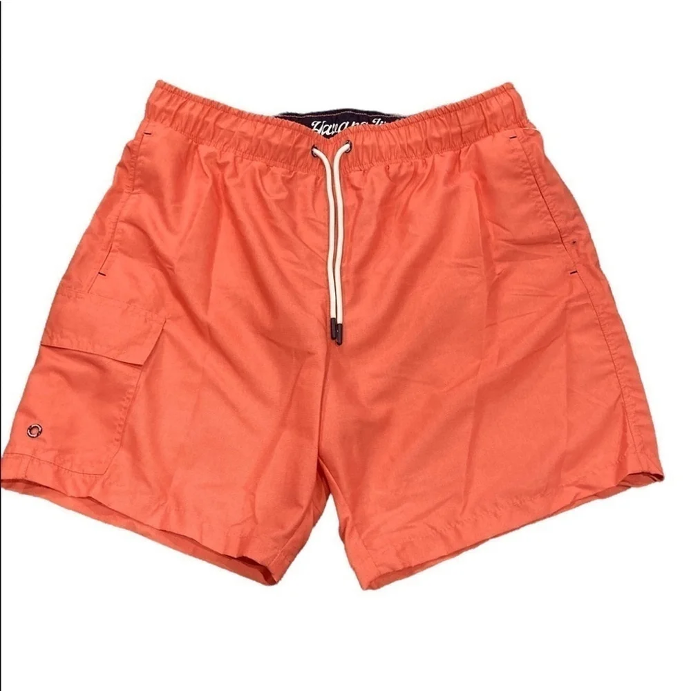 Mens Havana Jim Swim trunks size. Coral orange